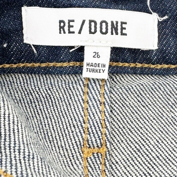 RE/DONE High Rise Wide Leg Cropped Jeans - Picture 8 of 11